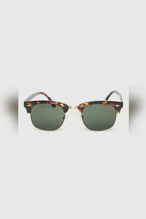 SELECTED Brown Rimless Sunglasses