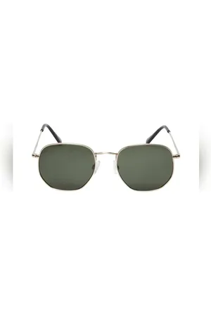 SELECTED Golden Yellow Aviator Sunglasses