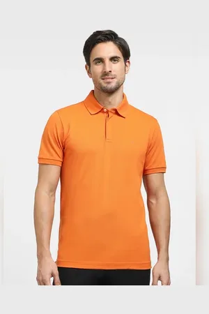 SELECTED Orange Polo Neck T-shirt