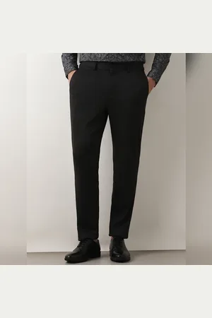 SELECTED Black Mid Rise Knitted Trousers