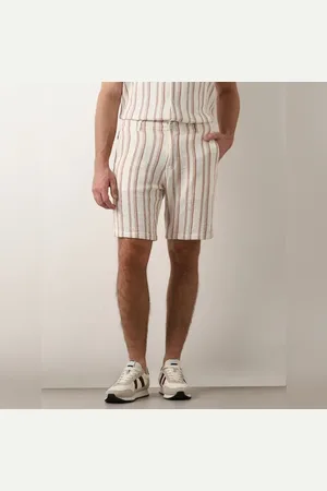 SELECTED Beige Striped Co-ord Set Shorts