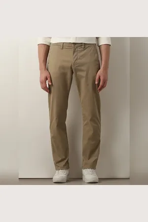 SELECTED Beige Mid Rise Chino Pants