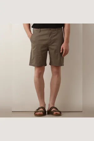 SELECTED Olive Mid Rise Chino Shorts
