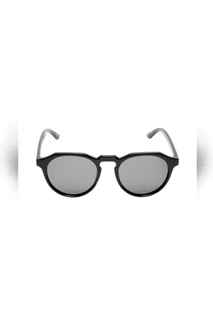 SELECTED Black Round Sunglasses