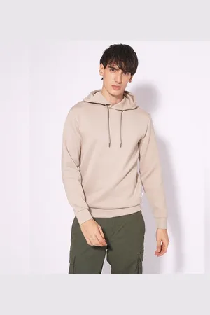 SELECTED Beige Hooded Sweatshirt