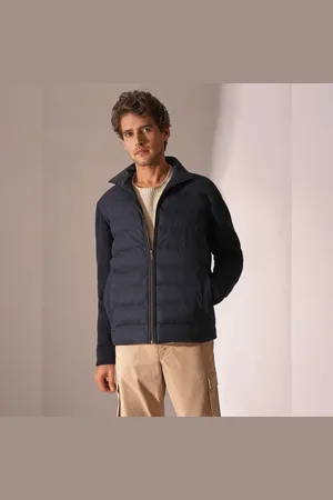 SELECTED Dark Blue Hybrid Padded Jacket
