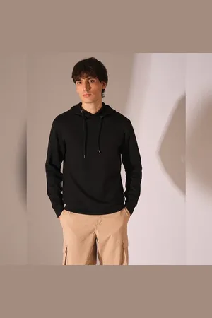 SELECTED Black Hooded Sweatshirt