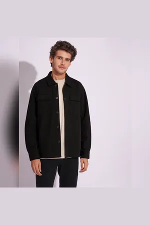SELECTED Black Jersey Overshirt