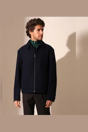 SELECTED BLUE ZIPPED JACKET