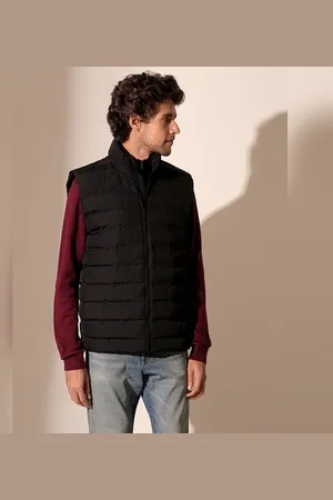 SELECTED BLACK QUILTED GILET