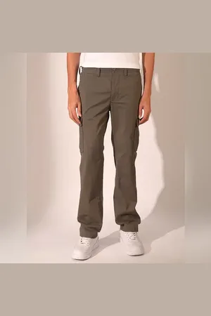 SELECTED Olive Mid Rise Cargo Pants