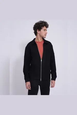 SELECTED Black Full Zip Sweat Jacket