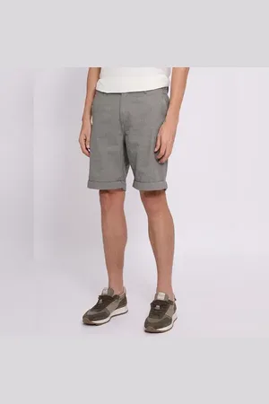 SELECTED Grey Organic Cotton Slim Fit Shorts
