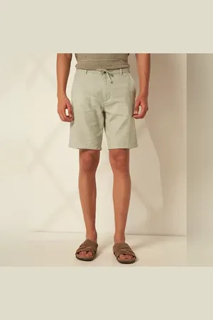 SELECTED Green Organic Cotton Drawstring Shorts