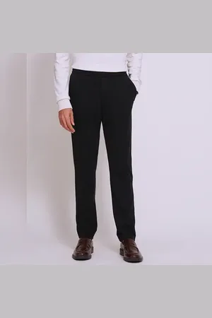 SELECTED Dark Grey Slim Fit Jersey Flex Trousers