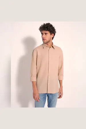 SELECTED Pink Linen Full Sleeves Shirt