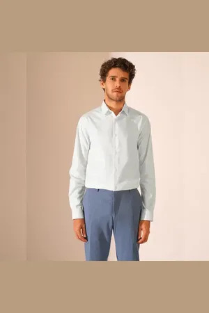 SELECTED White Slim Fit Non Iron Shirt