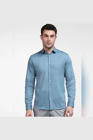 SELECTED Blue Formal Full Sleeves Shirt
