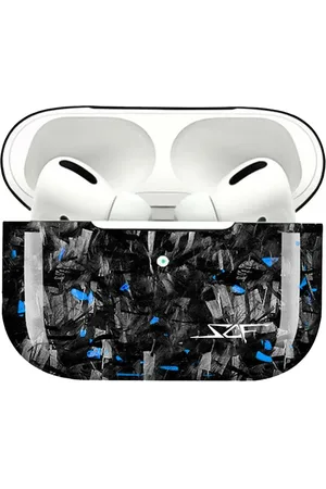 Simply Carbon Fiber Apple AirPods | Blue Flake Real Forged Carbon Fiber Case - AirPods Pro 2