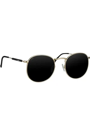 Simply Carbon Fiber ●CAPTAIN● Real Carbon Fiber Sunglasses (Polarized Lens | Carbon Fiber Temples | Gold)