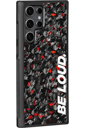 Simply Carbon Fiber Samsung | Red Flake Real Forged Carbon Fiber Case | BE LOUD. x SCF - S24 ULTRA