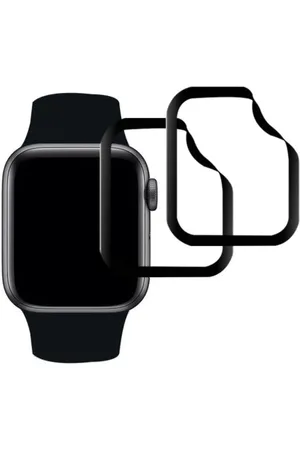 Simply Carbon Fiber (APPLE WATCH) Shatterproof 3D Curve Screen Guard (2 Pack)
