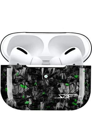 Simply Carbon Fiber Apple AirPods | Green Flake Real Forged Carbon Fiber Case - AirPods Pro 2