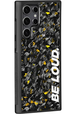 Simply Carbon Fiber Samsung | Gold Flake Real Forged Carbon Fiber Case | BE LOUD. x SCF - S24 ULTRA