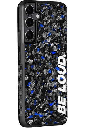 Simply Carbon Fiber Samsung | Blue Flake Real Forged Carbon Fiber Case | BE LOUD. x SCF - S24 Plus