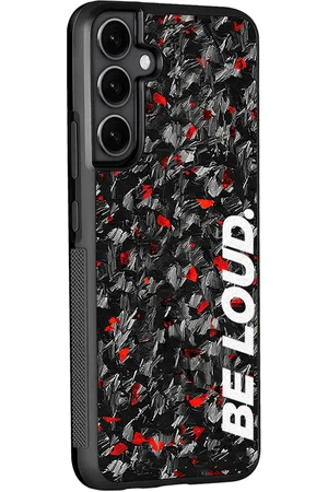 Simply Carbon Fiber Samsung | Red Flake Real Forged Carbon Fiber Case | BE LOUD. x SCF - S24 Plus