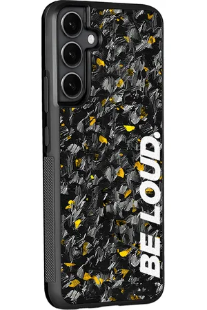 Simply Carbon Fiber Samsung | Gold Flake Real Forged Carbon Fiber Case | BE LOUD. x SCF - S24 Plus
