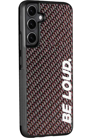 Simply Carbon Fiber Samsung | Red Lace Real Forged Carbon Fiber Case | BE LOUD. x SCF - S24 Plus