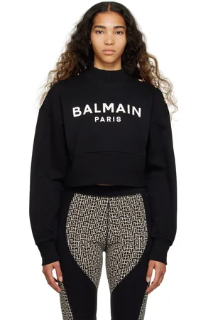 Balmain sweatshirt discount women's sale