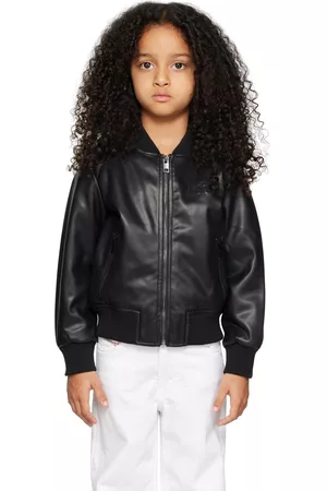 Faux leather & teddy jacket - Monnalisa - Girls