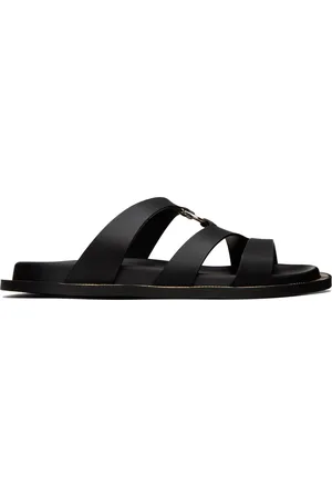 Salvatore Ferragamo Sculpted Heel Sandal Black (39 EU) For Sale at 1stDibs  | salvatore ferragamo sandals