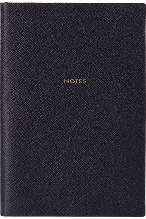 Smythson Mara Chelsea Notebook - Navy