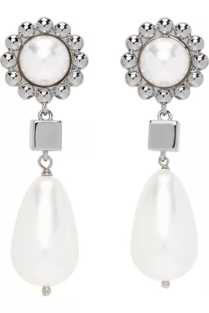 Silver earrings in Beige - 3 products