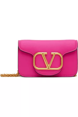 Valentino Loco Micro Calfskin Shoulder Bag With Chain (Shoulder