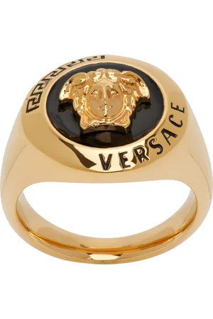 Versace Medusa Ring - Gold/Black • See best price »