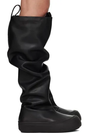 YUME YUME Love 115mm velvet mid-calf boots - Black