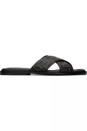 Versace sliders mens online sale