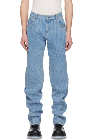 Mugler spiral discount jeans mens