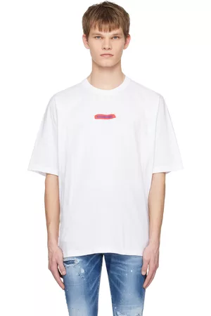 Dsquared2 Men T-shirts - White Skater T-Shirt