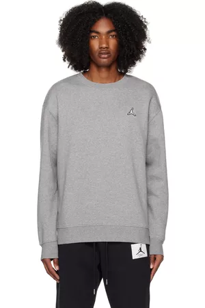 Nike Men Sweatshirts - Gray Brooklyn Sweatshirt