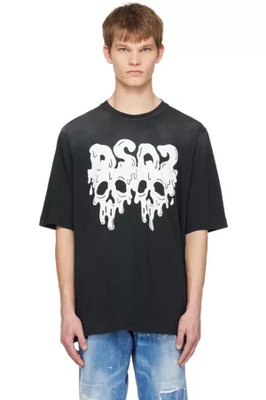 Dsquared2 Black After Midnight Goth Skater T-Shirt
