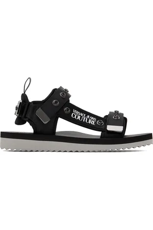 Versace best sale black sandals