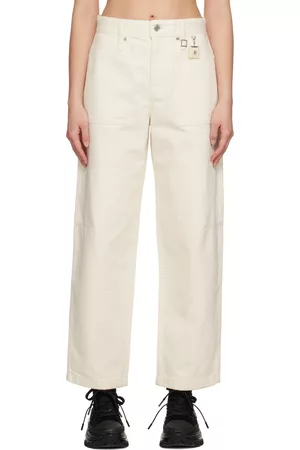 OFF-WHITE Slim-Fit Straight Leg Printed Drill Suit Trousers for Men | MR  PORTER