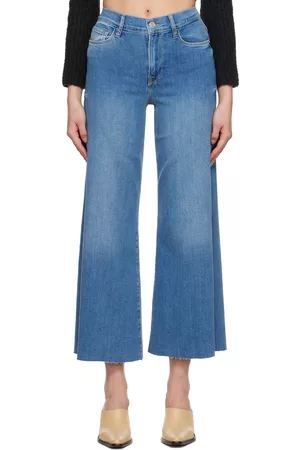 Frame Women Palazzos - Blue Le Palazzo Crop Jeans