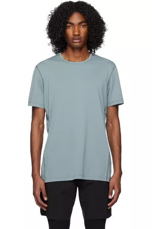 Reigning Champ Men Sports T-shirts - Blue Training T-Shirt