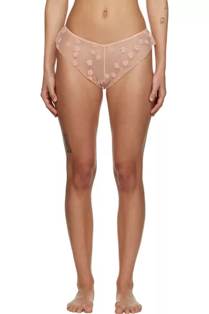 Cœur flocked pattern bikini panty, Le Petit Trou, Shop Bikini Panties  Online